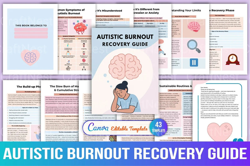Autistic Burnout Recovery Guide - CraftNest - Digital Crafting and Art