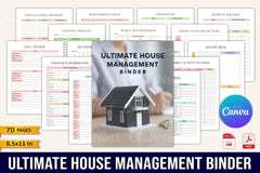 Ultimate House Management Binder for Organization - CraftNest - Digital Crafting and Art