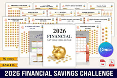Financial Savings Challenge Guide - CraftNest - Digital Crafting and Art