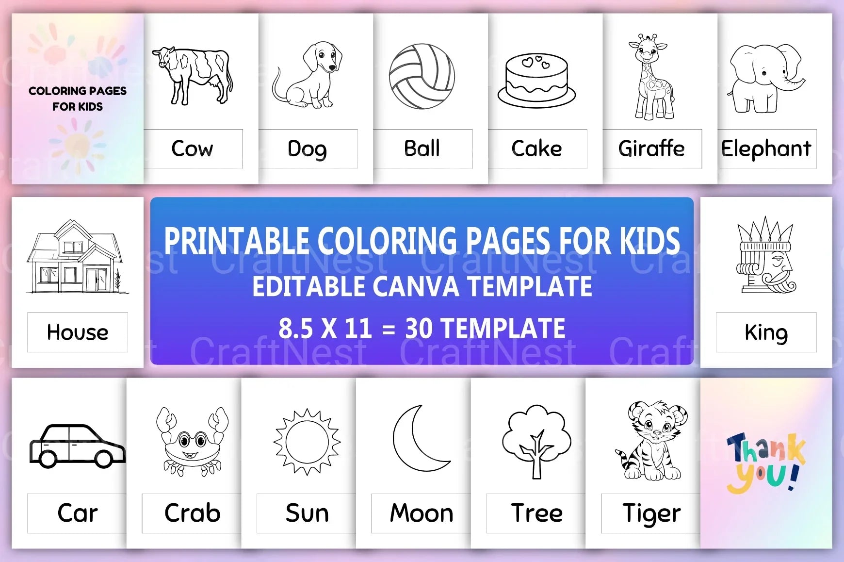 Coloring for Kids - CraftNest - Digital Crafting and Art