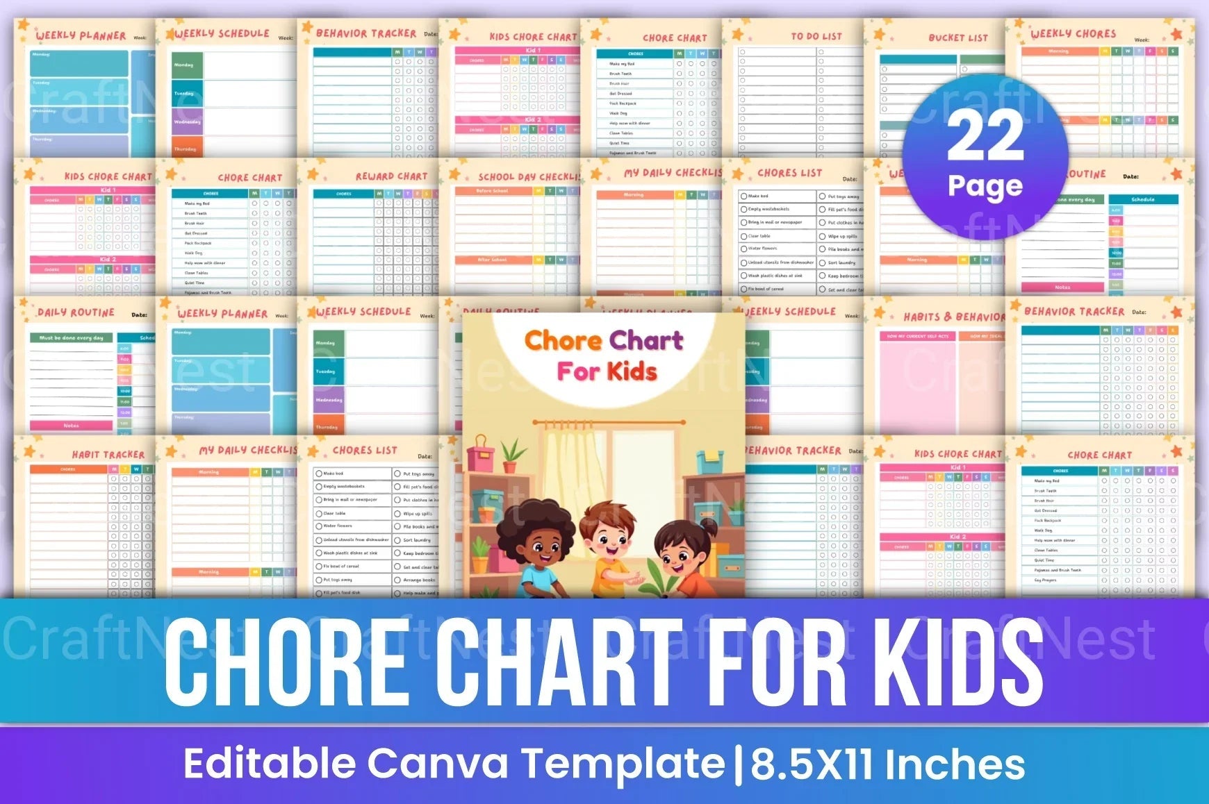 Chore Chart for Kids: New and Effective - CraftNest - Digital Crafting and Art