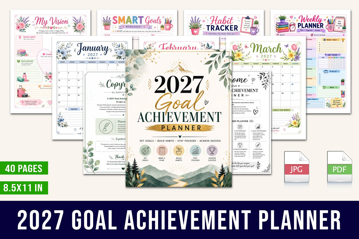 Goal Achievement Planner 2027