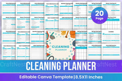 Efficient Cleaning Planner from $100 - CraftNest - Digital Crafting and Art