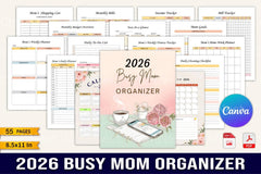 Busy Mom Organizer: Simplify Your Schedule - CraftNest - Digital Crafting and Art