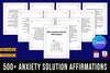 Anxiety Solution Affirmations Planner