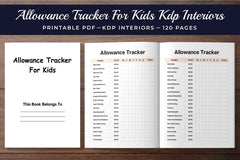 Allowance Tracker for Kids Planner - CraftNest - Digital Crafting and Art