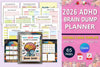 ADHD Brain Dump Planner for Effective Organization
