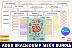 ADHD Brain Dump Mega Guide - CraftNest - Digital Crafting and Art