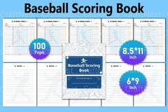 Baseball Scoring Book Guide - CraftNest - Digital Crafting and Art