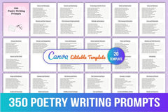 Creative Poetry Writing Prompts - CraftNest - Digital Crafting and Art