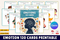 Emotion 120 Cards Collection - CraftNest - Digital Crafting and Art