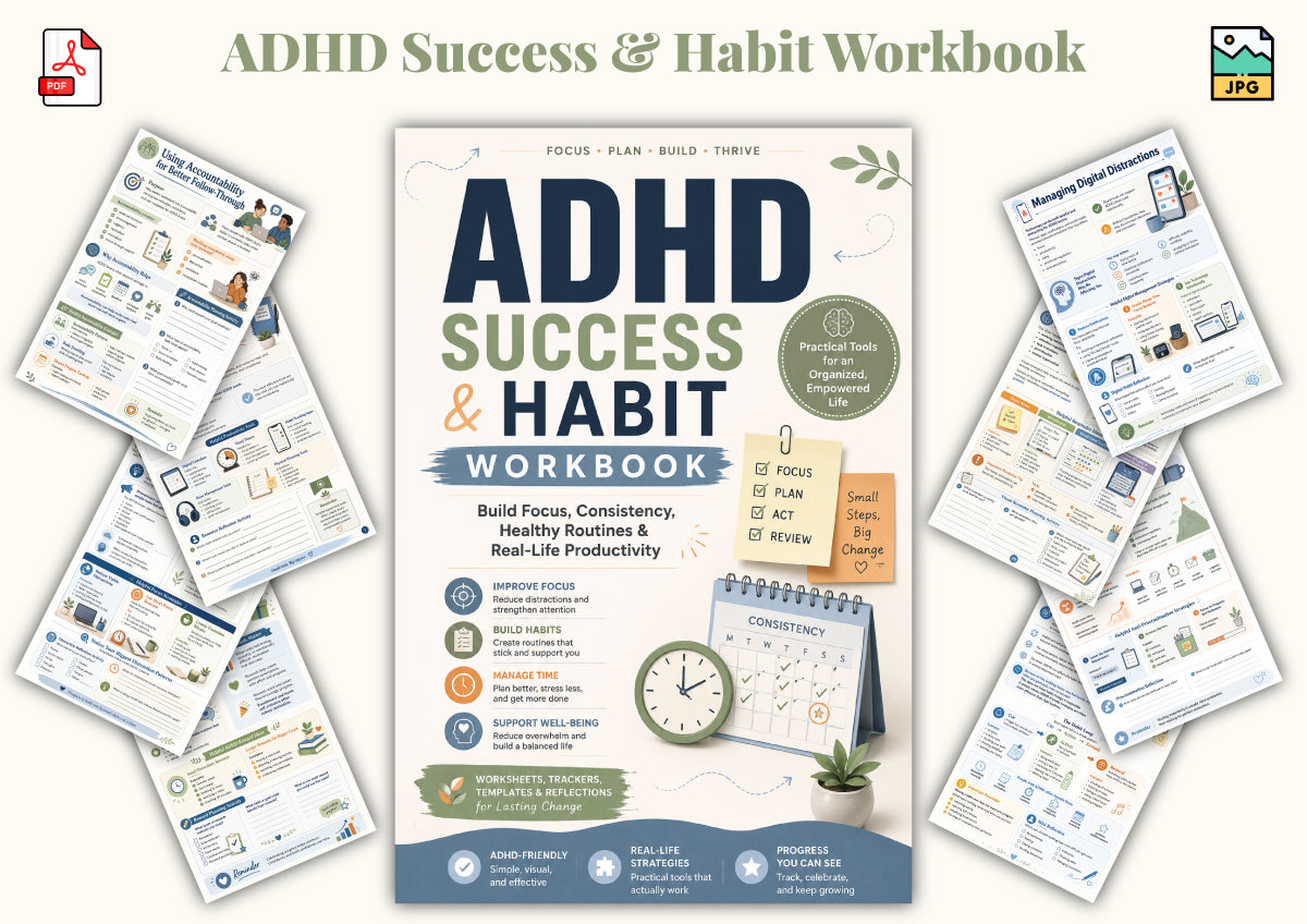 Adhd Success Habit Workbook