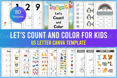 Count and Color Activity for Kids - CraftNest - Digital Crafting and Art