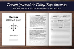 Dream Diary Planner  Bundle - CraftNest - Digital Crafting and Art