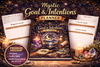 Mystic Witchy Goal Intentions Planner