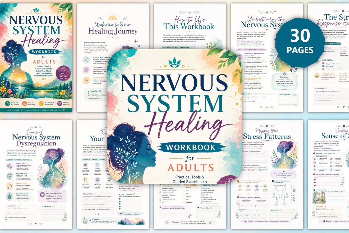 Nervous System Healing Workbook for Adults