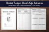 Rental Ledger Book Planner