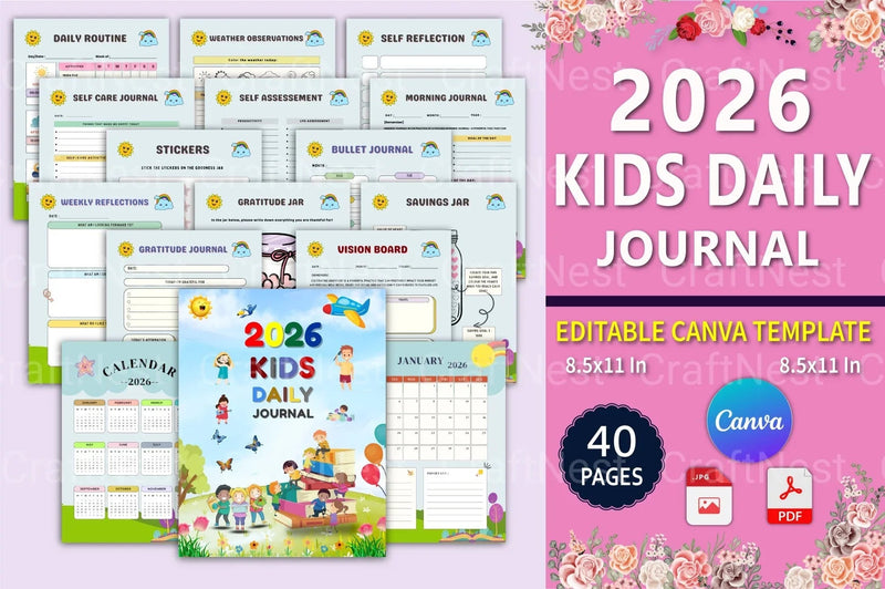 Kids Daily Activities - CraftNest - Digital Crafting and Art
