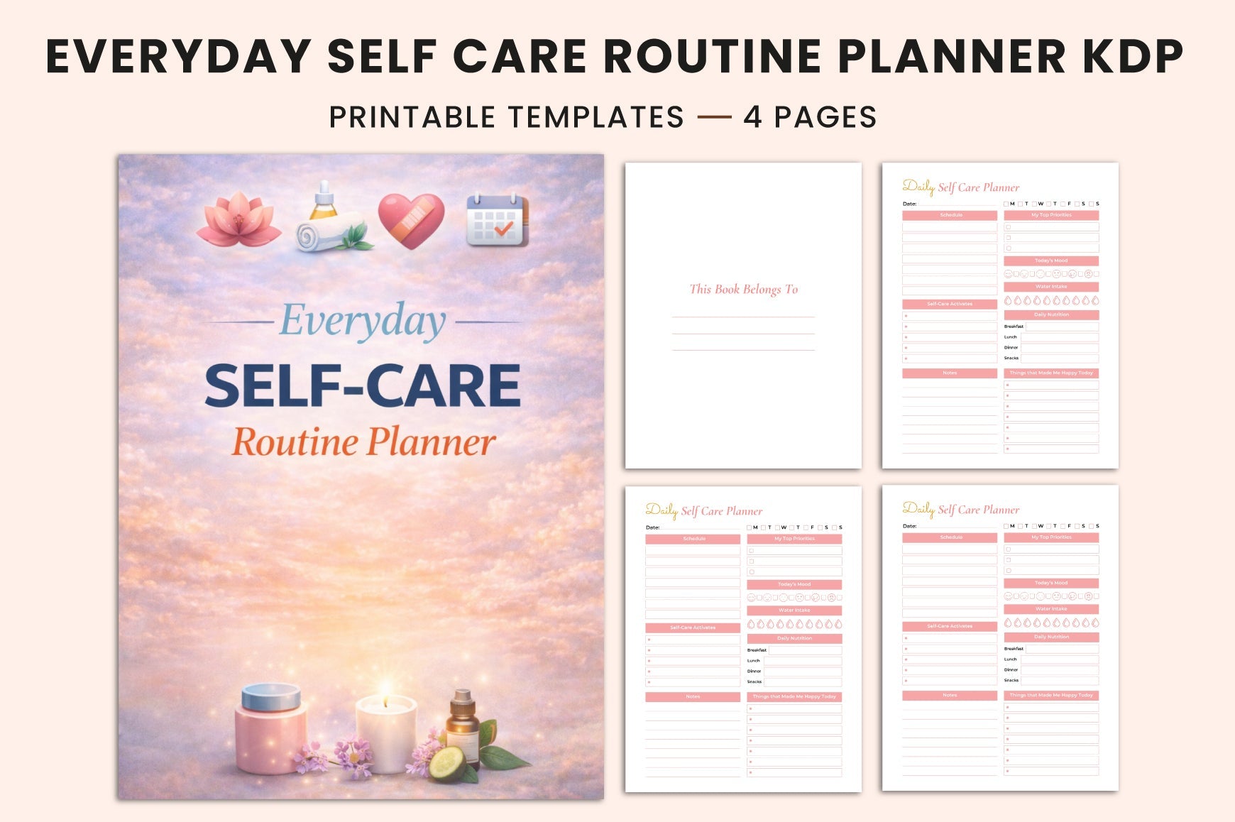 Everyday Self-Care Routine Planner