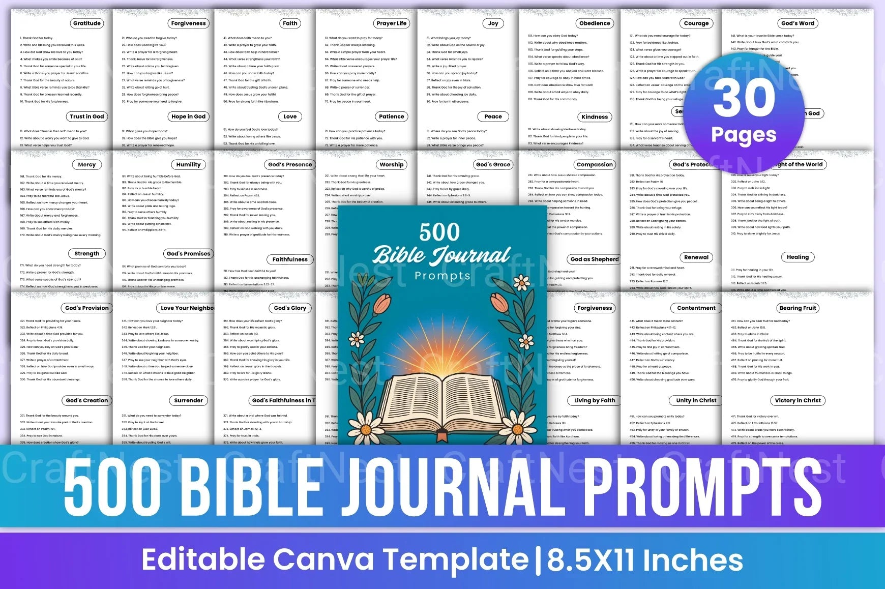 Bible Prompts for Inspiration - CraftNest - Digital Crafting and Art