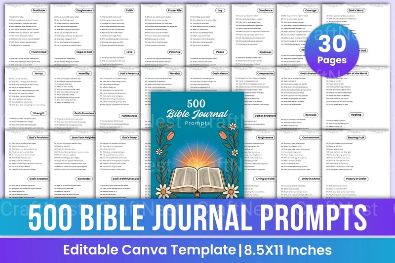 Bible Prompts for Inspiration - CraftNest - Digital Crafting and Art