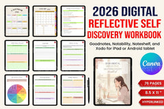Reflective Self-Discovery Workbook - CraftNest - Digital Crafting and Art