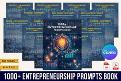 Entrepreneurship Prompts Book for Creative Success - CraftNest - Digital Crafting and Art