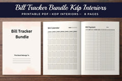 Bill Tracker Planner  Bundle - CraftNest - Digital Crafting and Art