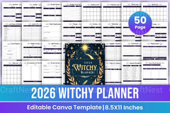 Witchy Planner: Enchant Your Organization - CraftNest - Digital Crafting and Art