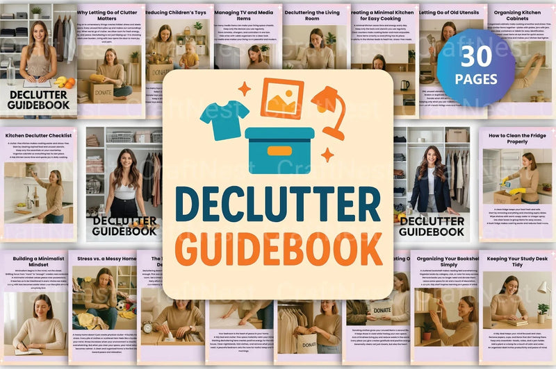 Ultimate Declutter Guidebook - CraftNest - Digital Crafting and Art