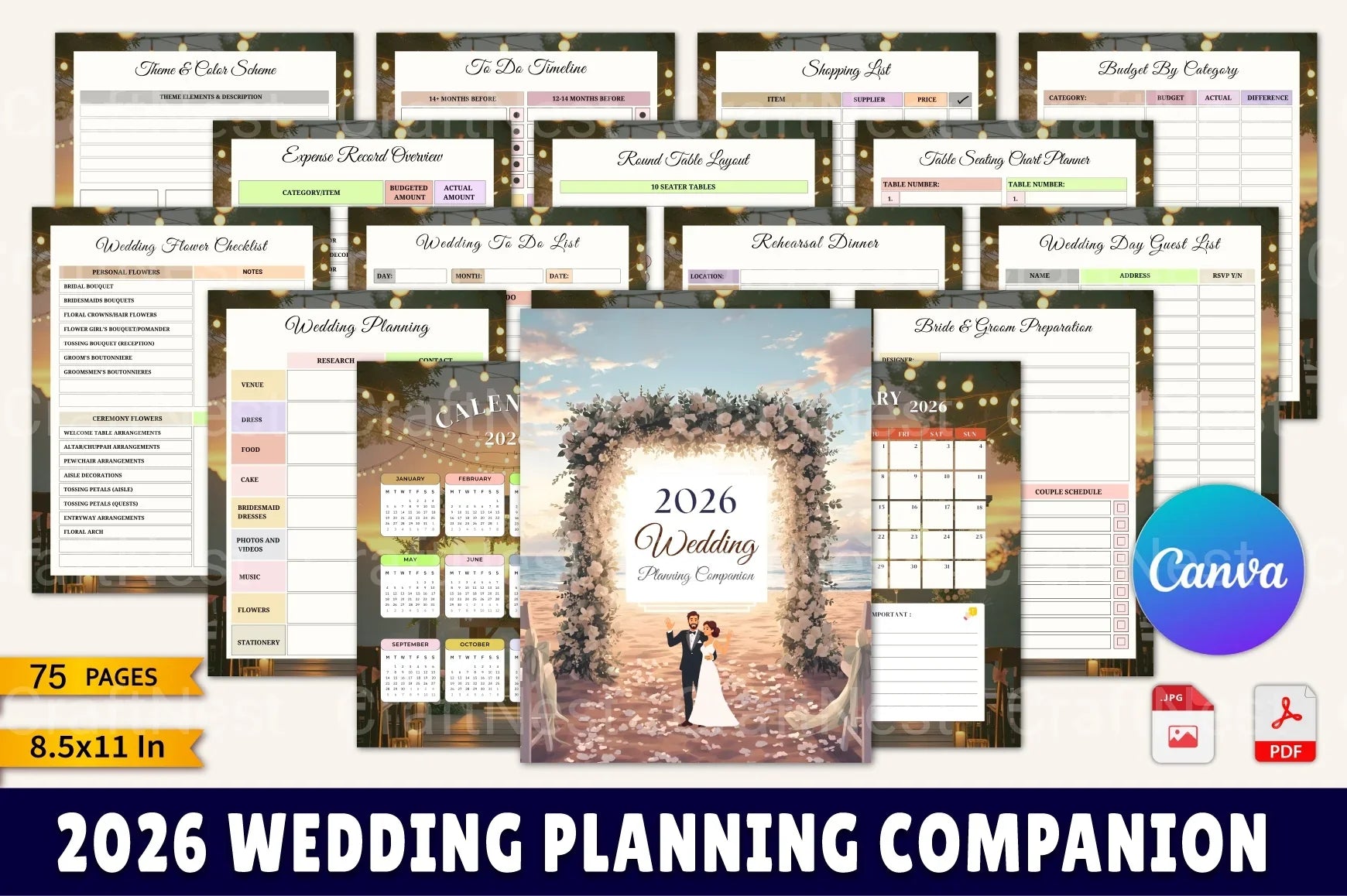 Wedding Planning Companion Guide - CraftNest - Digital Crafting and Art