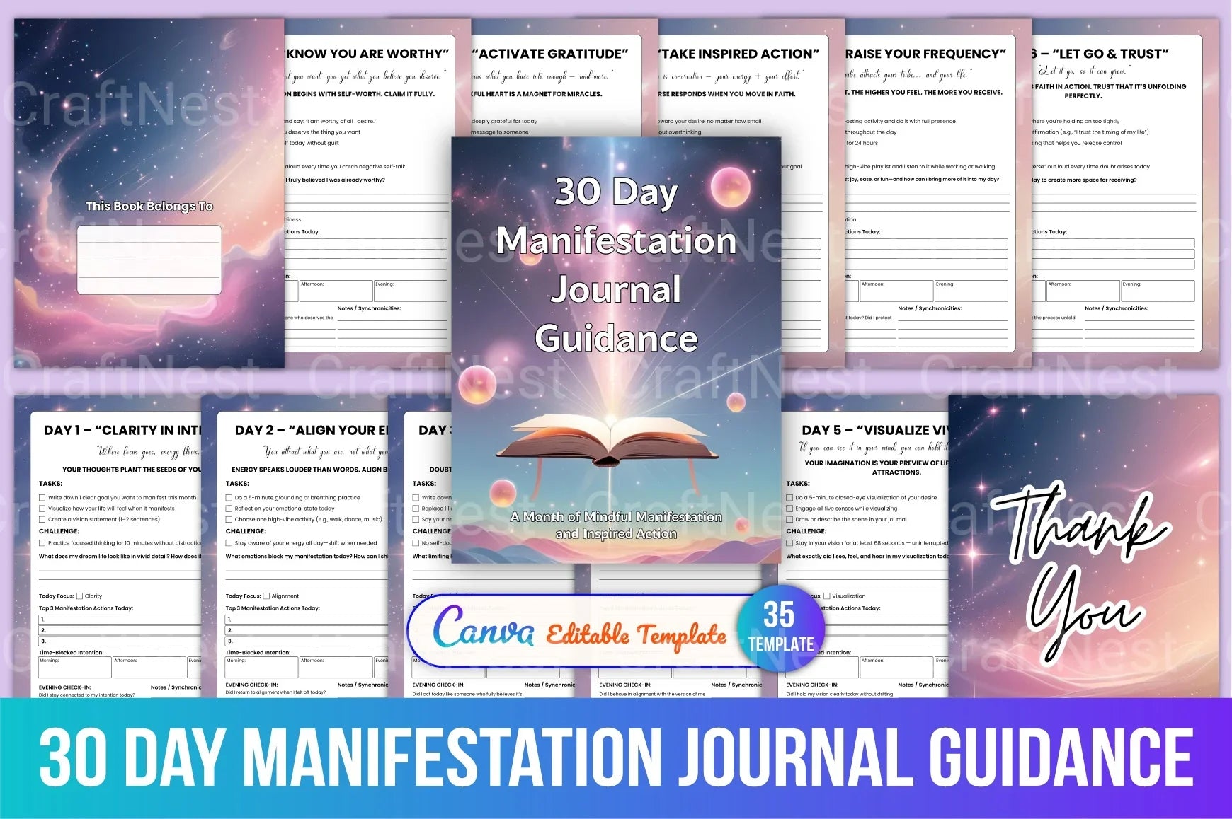 Day Manifestation Guidance - CraftNest - Digital Crafting and Art