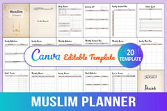 Muslim Planner for Effective Organization - CraftNest - Digital Crafting and Art