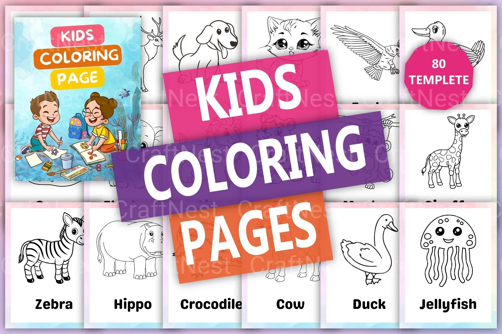 Coloring for Kids - CraftNest - Digital Crafting and Art