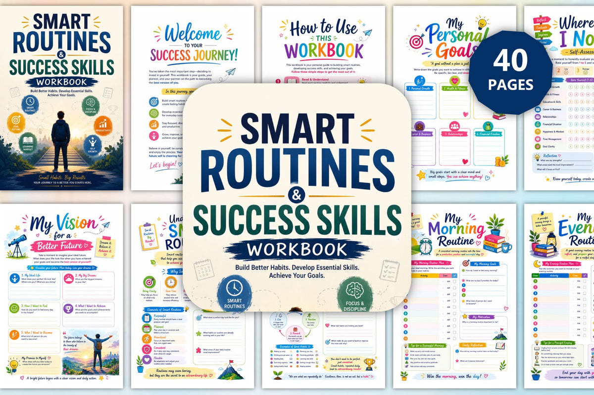Smart Routines Success Skills Workbook