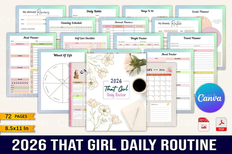 That Girl Daily Routine: Transform Your Day - CraftNest - Digital Crafting and Art