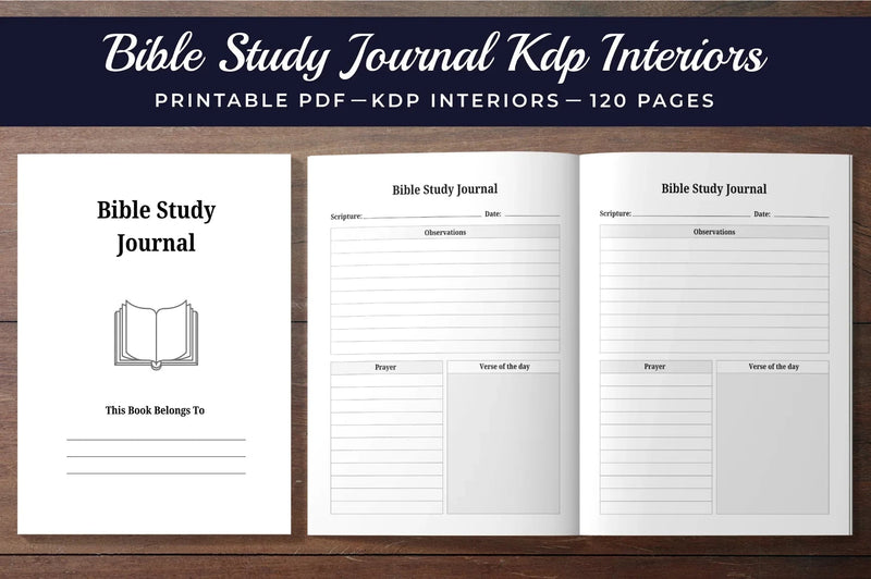 Bible Study Planner Interiors Bundle - CraftNest - Digital Crafting and Art