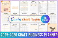 Craft Business Planner Guide - CraftNest - Digital Crafting and Art