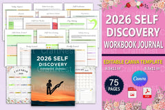 Self Discovery Workbook for Personal Growth - CraftNest - Digital Crafting and Art