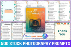 Stock Photography Prompts for Creative Inspiration - CraftNest - Digital Crafting and Art