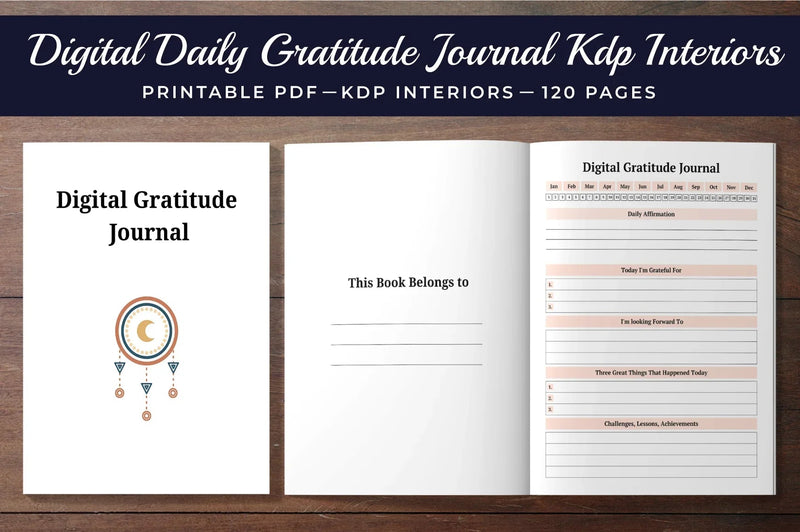 Daily Gratitude Planner  Bundle - CraftNest - Digital Crafting and Art