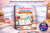 Influencer Social Media Strategy Planner