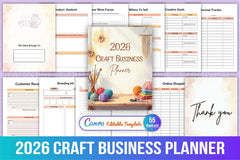Craft Business Planner Guide - CraftNest - Digital Crafting and Art