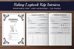 Fishing Logbook Planner Bundle - CraftNest - Digital Crafting and Art
