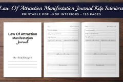 Law of Attraction Manifestation Planner - CraftNest - Digital Crafting and Art