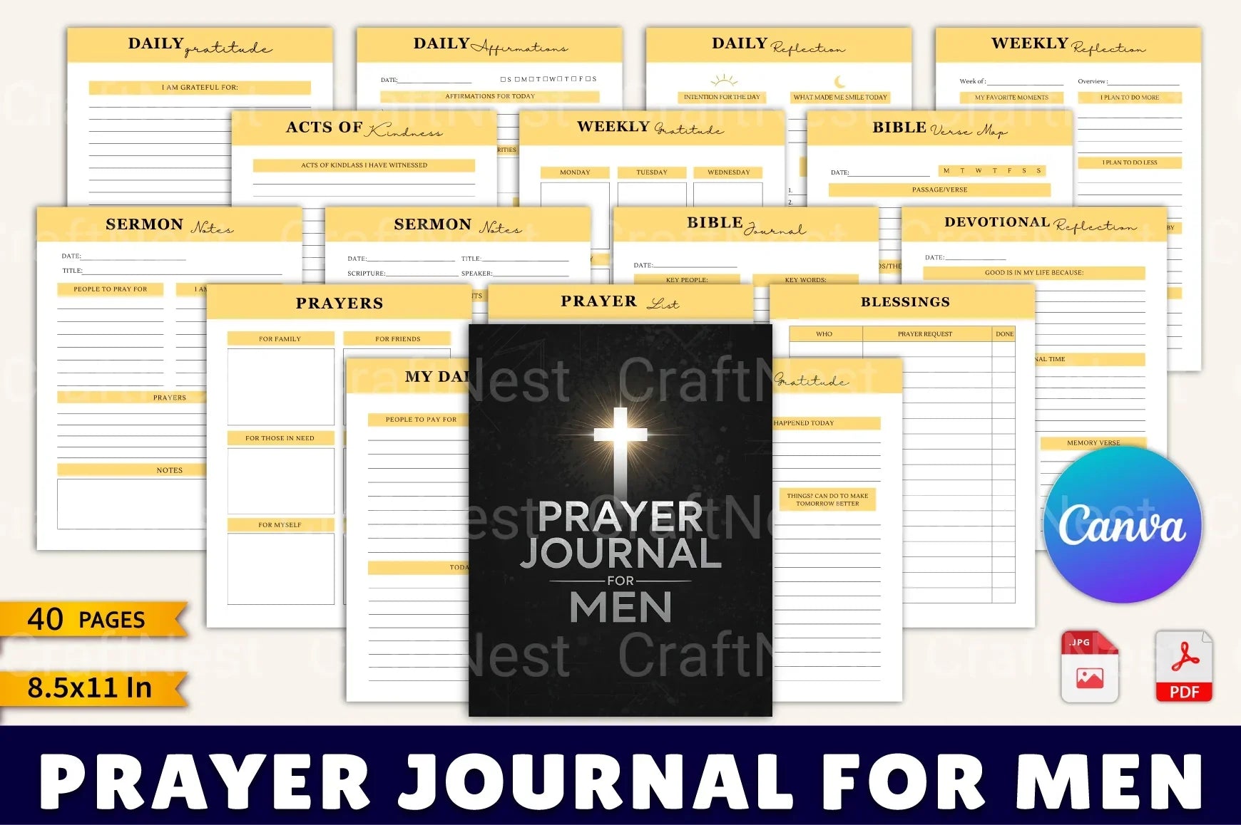 Prayer for Men - CraftNest - Digital Crafting and Art