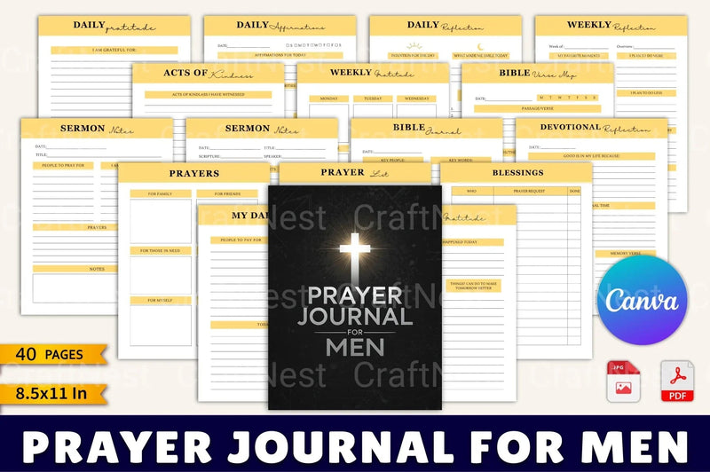 Prayer for Men - CraftNest - Digital Crafting and Art