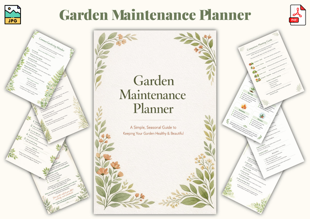 Garden Maintenance Planner