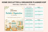 Home Declutter Organization Planner