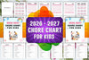 Chore Chart for Kids Planner